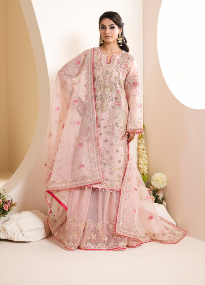 Naqash e Naaz by Waresha 3 Piece Hand work Organza WB-05 SHIZA - Formals Collection