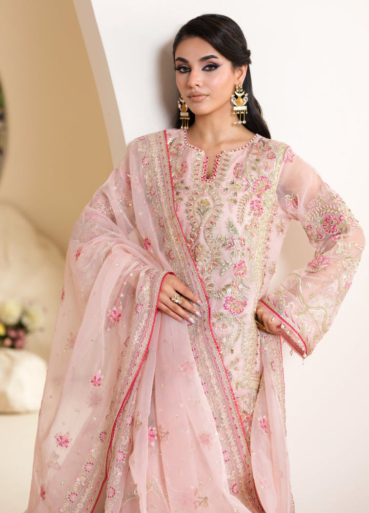 Naqash e Naaz by Waresha 3 Piece Hand work Organza WB-05 SHIZA - Formals Collection
