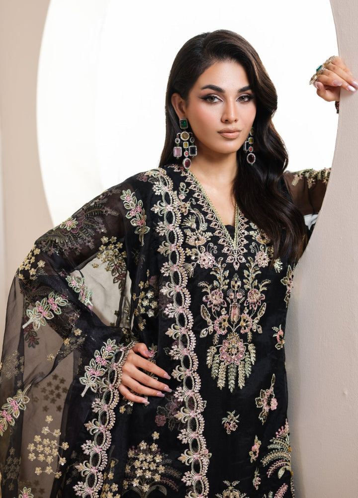 Naqash e Naaz by Waresha 3 Piece Hand work Organza WB-08 DASTAAN - Formals Collection