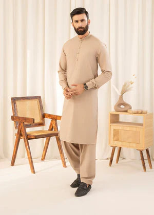 Shan e Eid by Buraq Online Mens Pret Solids Wash N Wear 2 Piece Suit Luqman - Casual Collection