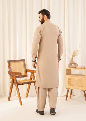 Shan e Eid by Buraq Online Mens Pret Solids Wash N Wear 2 Piece Suit Luqman - Casual Collection