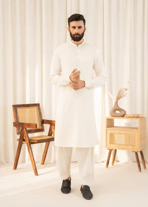 Shan e Eid by Buraq Online Mens Pret Solids Wash N Wear 2 Piece Suit Lut - Casual Collection