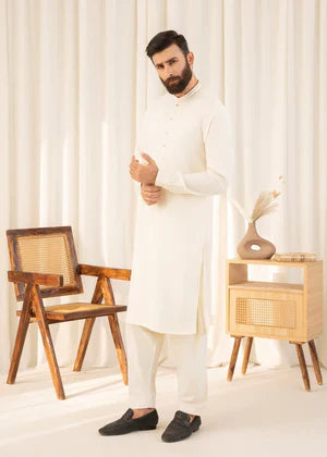 Shan e Eid by Buraq Online Mens Pret Solids Wash N Wear 2 Piece Suit Lut - Casual Collection