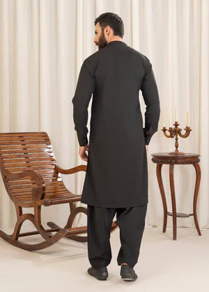 Shan e Eid by Buraq Online Mens Pret Solids Wash N Wear 2 Piece Suit Miftaah - Casual Collection