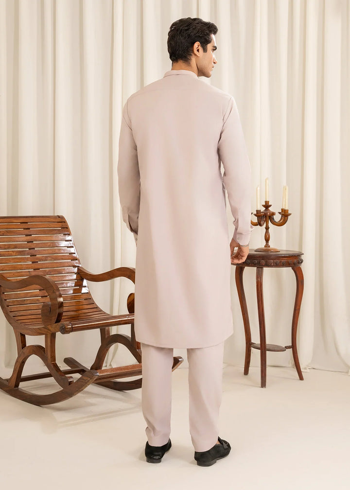Shan e Eid by Buraq Online Mens Pret Solids Wash N Wear 2 Piece Suit Rafee - Casual Collection