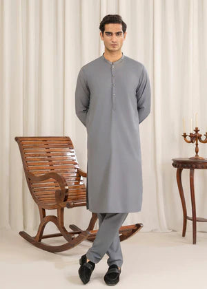 Shan e Eid by Buraq Online Mens Pret Solids Wash N Wear 2 Piece Suit Mumin - Casual Collection