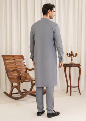 Shan e Eid by Buraq Online Mens Pret Solids Wash N Wear 2 Piece Suit Mumin - Casual Collection