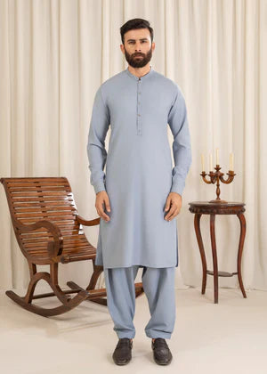 Shan e Eid by Buraq Online Mens Pret Solids Wash N Wear 2 Piece Suit Minhaaj - Casual Collection