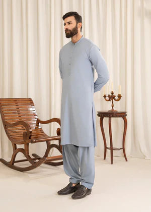 Shan e Eid by Buraq Online Mens Pret Solids Wash N Wear 2 Piece Suit Minhaaj - Casual Collection