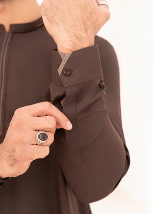 Zarif by Buraq Online Mens Pret Solids Wash N Wear 2 Piece Suit Zarqash - Casual Collection