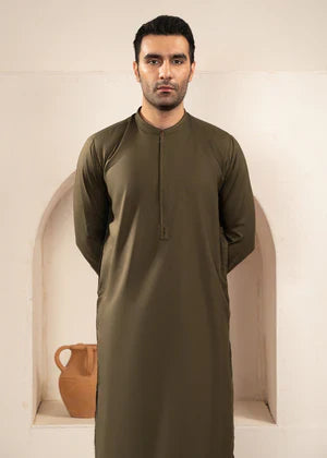 Zarif by Buraq Online Mens Pret Solids Wash N Wear 2 Piece Suit Jahanzaib - Casual Collection