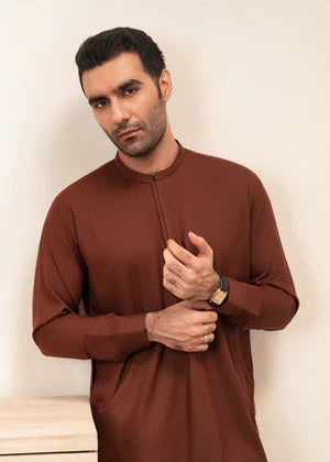 Zarif by Buraq Online Mens Pret Solids Wash N Wear 2 Piece Suit Aftab - Casual Collection