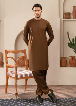 Zarif by Buraq Online Mens Pret Solids Wash N Wear 2 Piece Suit Hunar - Casual Collection