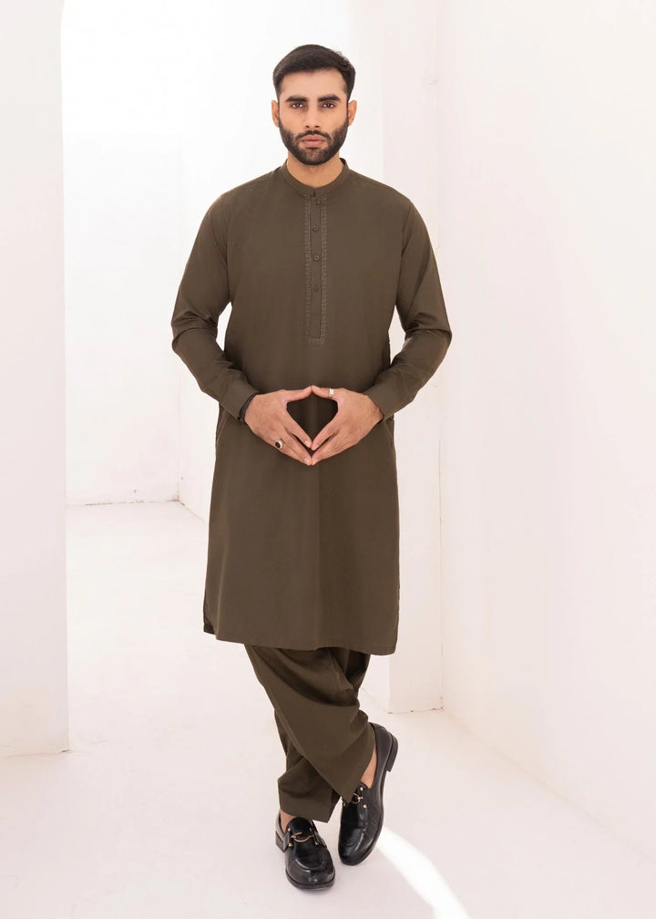 Junoon by Buraq Online Mens Pret Solids Wash N Wear 2 Piece Suit Zorawar - Casual Collection