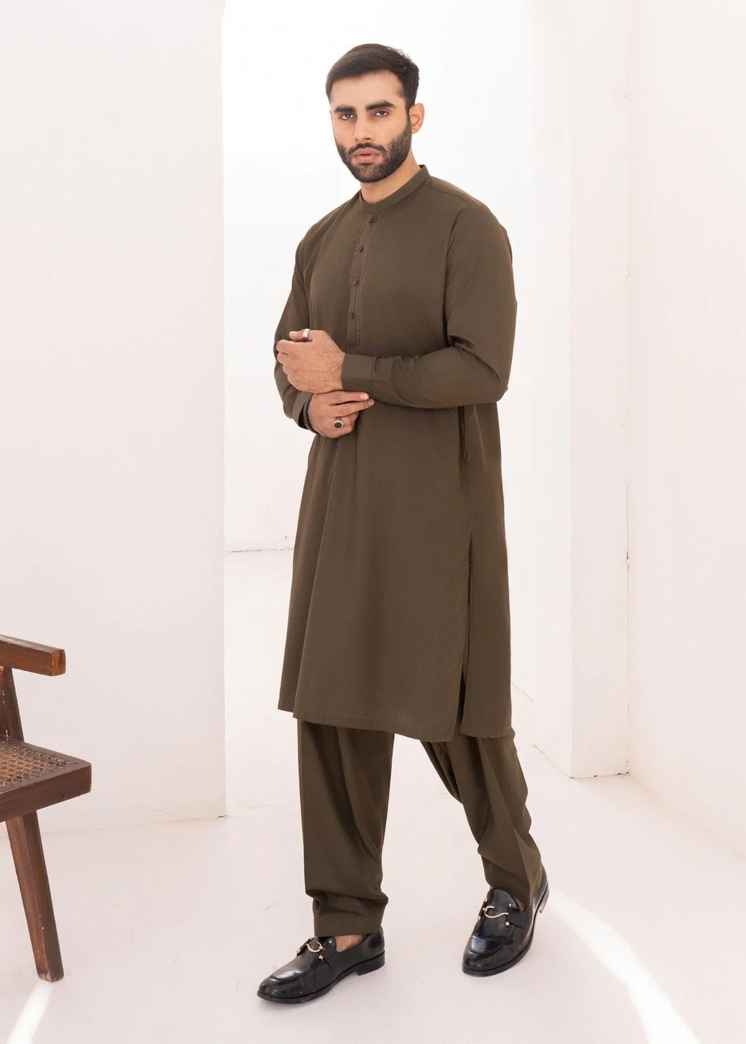 Junoon by Buraq Online Mens Pret Solids Wash N Wear 2 Piece Suit Zorawar - Casual Collection