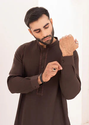 Junoon by Buraq Online Mens Pret Solids Wash N Wear 2 Piece Suit Faaris - Casual Collection