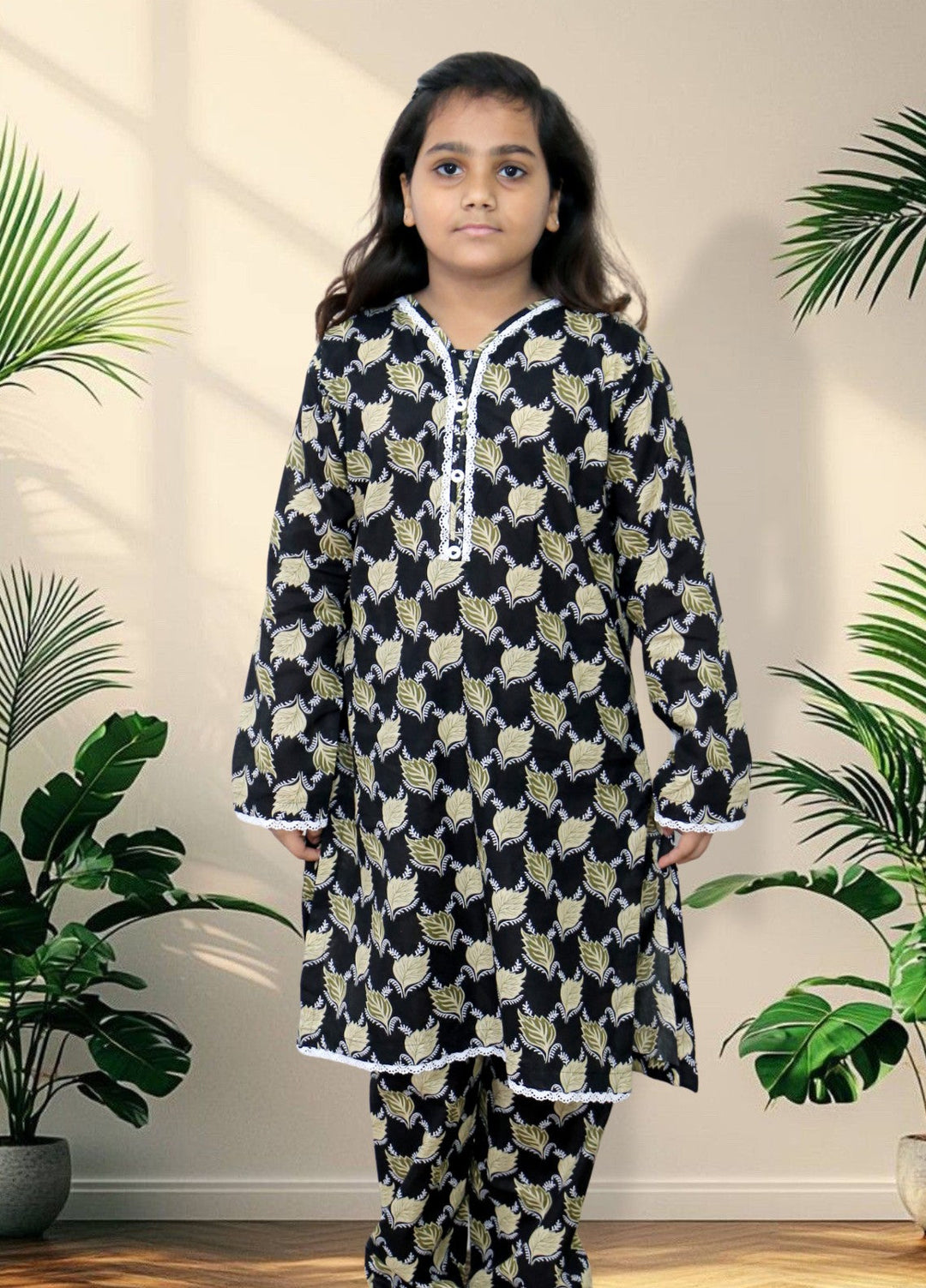 Stitching Cotton Girls Pret Printed 2 Piece Cambric Suit SC25SP-D-08 - Summer Collection