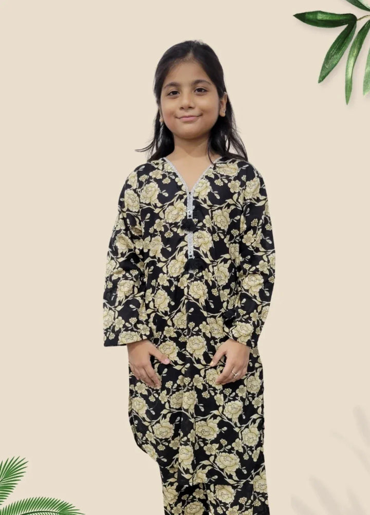 Stitching Cotton Girls Pret Printed 2 Piece Cambric Suit SC25SP-D-60 - Summer Collection