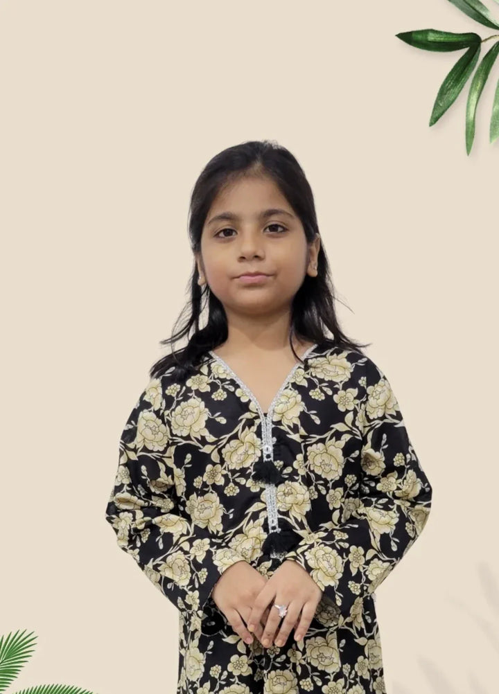 Stitching Cotton Girls Pret Printed 2 Piece Cambric Suit SC25SP-D-60 - Summer Collection