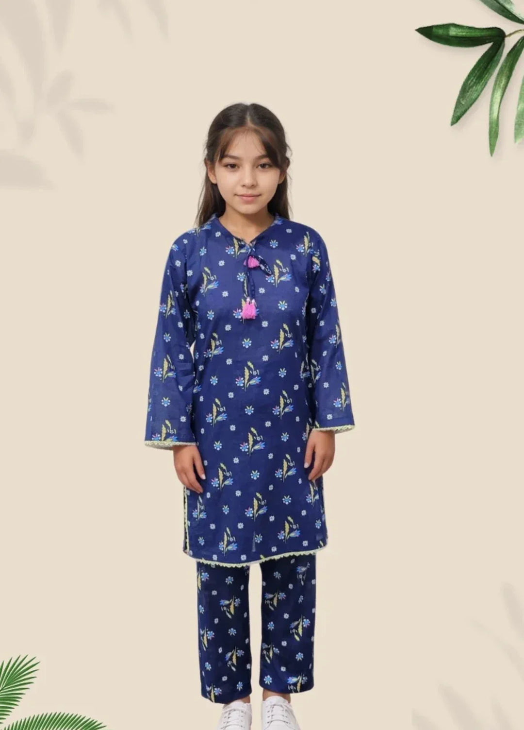 Stitching Cotton Girls Pret Printed 2 Piece Cambric Suit SC25SP-D-37 - Summer Collection