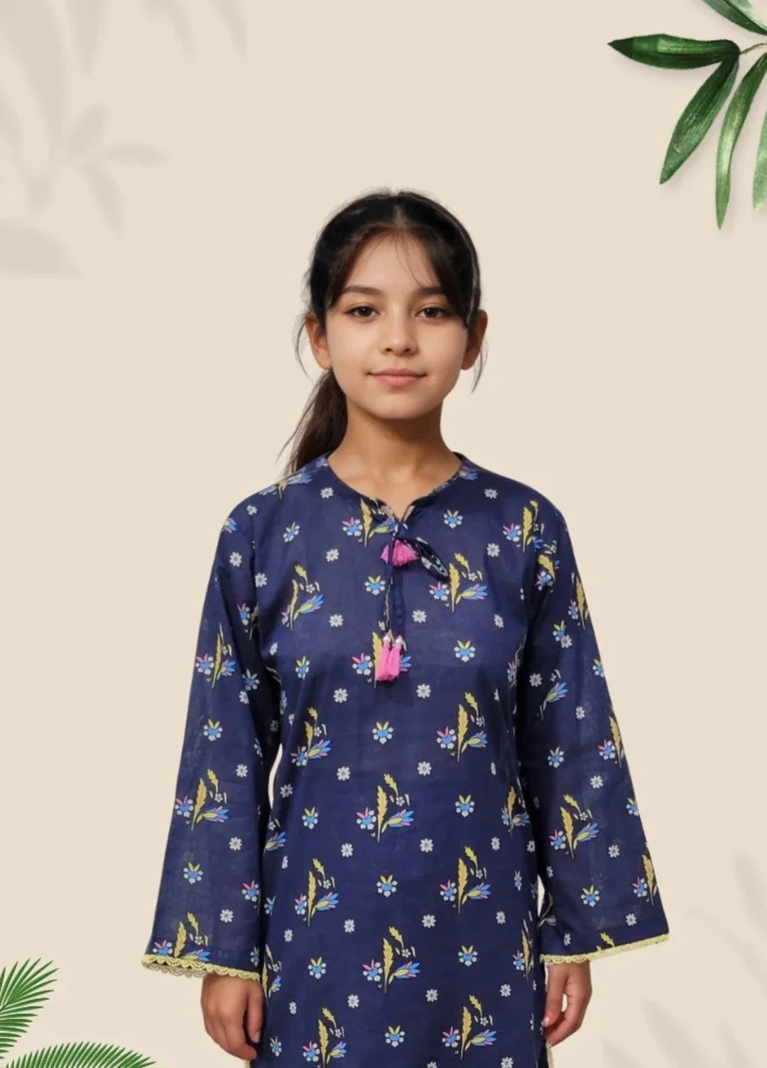 Stitching Cotton Girls Pret Printed 2 Piece Cambric Suit SC25SP-D-37 - Summer Collection