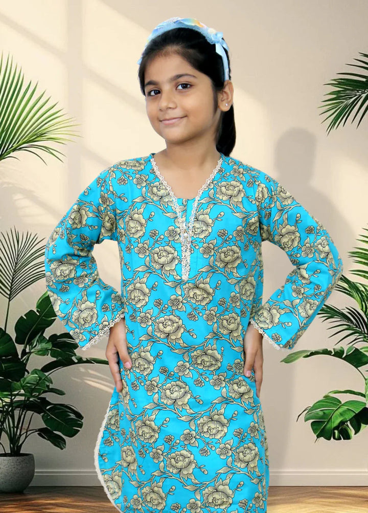 Stitching Cotton Girls Pret Printed 2 Piece Cambric Suit SC25SP-D-09 - Summer Collection