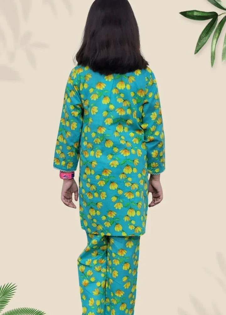 Stitching Cotton Girls Pret Printed 2 Piece Cambric Suit SC25SP-D-27 - Summer Collection