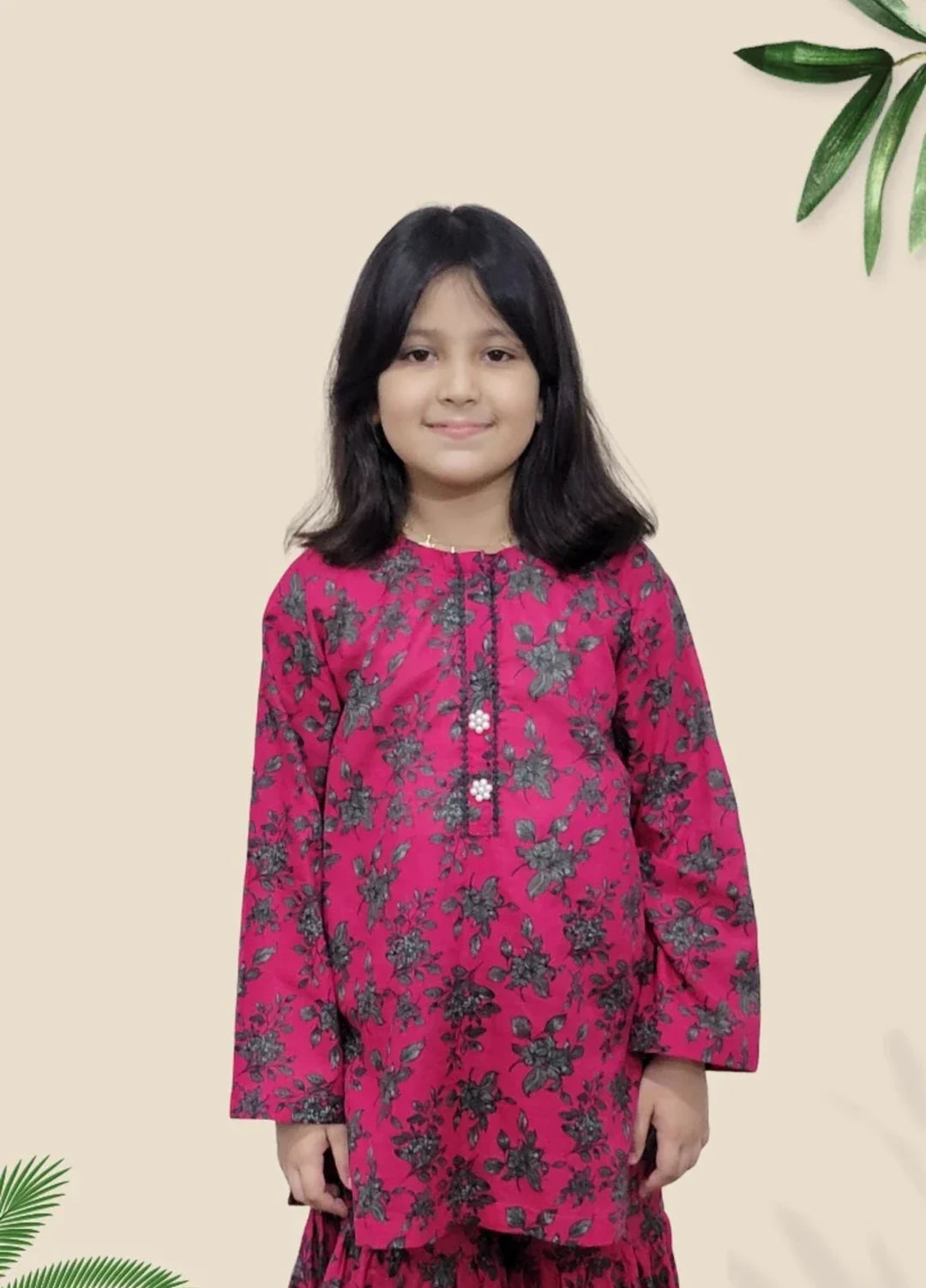 Stitching Cotton Girls Pret Printed 2 Piece Cambric Suit SC25SP-D-56 - Summer Collection