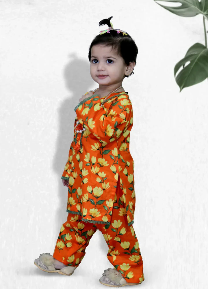 Stitching Cotton Girls Pret Printed 2 Piece Cambric Suit SC25SP-D-21 - Summer Collection