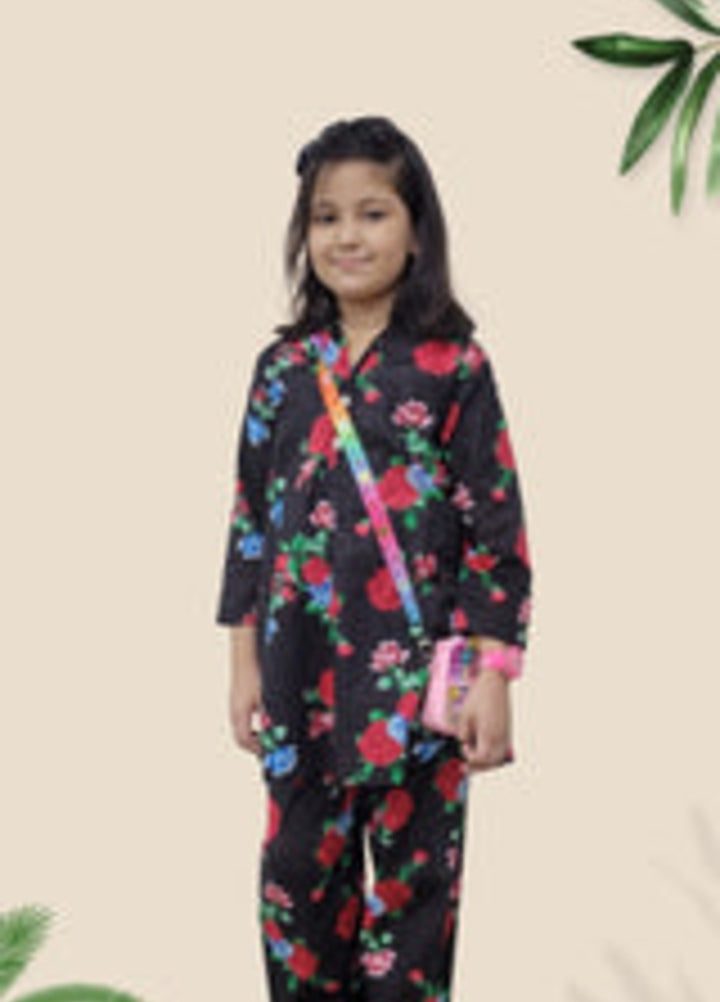 Stitching Cotton Girls Pret Printed 2 Piece Cambric Suit SC25SP-D-55 - Summer Collection