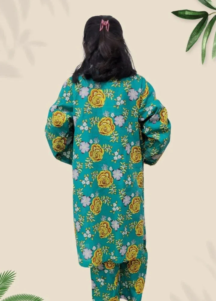 Stitching Cotton Girls Pret Printed 2 Piece Cambric Suit SC25SP-D-38 - Summer Collection