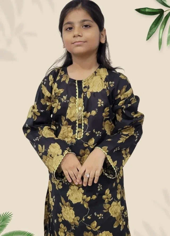 Stitching Cotton Girls Pret Printed 2 Piece Cambric Suit SC25SP-D-25 - Summer Collection