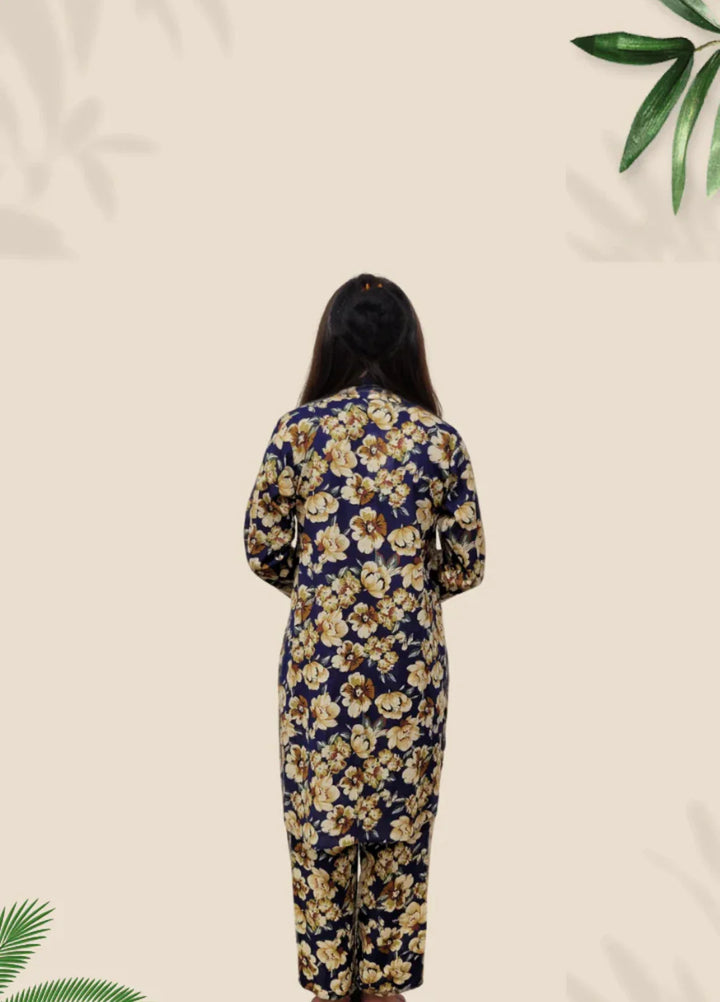 Stitching Cotton Girls Pret Printed 2 Piece Cambric Suit SC25SP-D-19 - Summer Collection