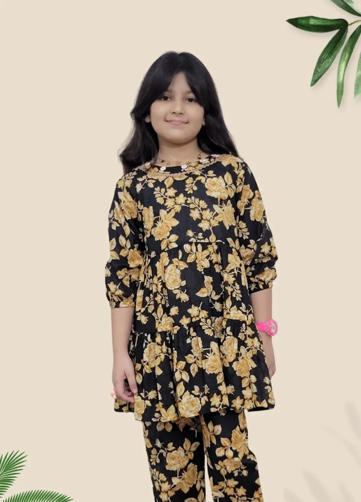 Stitching Cotton Girls Pret Printed 2 Piece Cambric Suit SC25SP-D-13 - Summer Collection