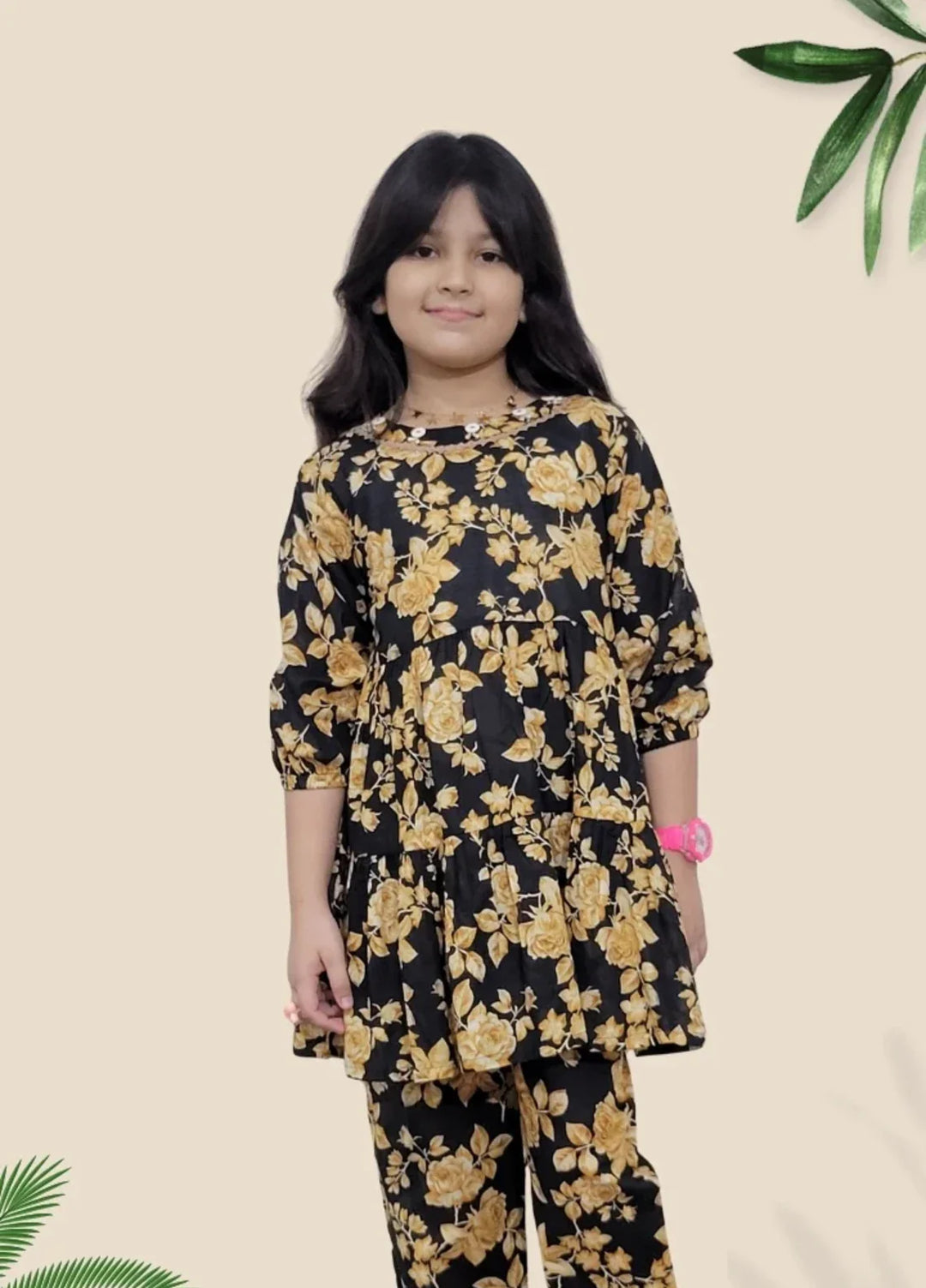 Stitching Cotton Girls Pret Printed 2 Piece Cambric Suit SC25SP-D-13 - Summer Collection