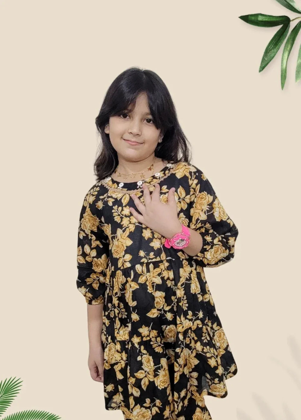 Stitching Cotton Girls Pret Printed 2 Piece Cambric Suit SC25SP-D-13 - Summer Collection