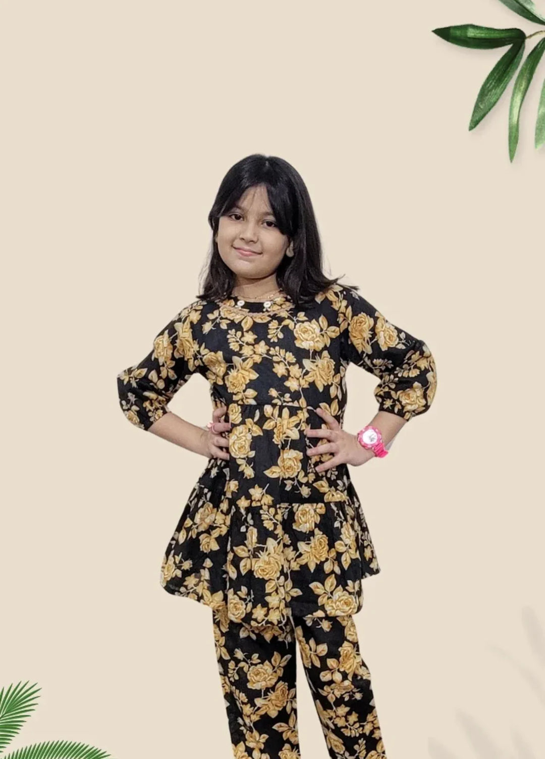 Stitching Cotton Girls Pret Printed 2 Piece Cambric Suit SC25SP-D-13 - Summer Collection
