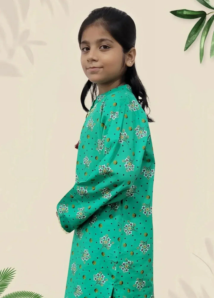 Stitching Cotton Girls Pret Printed 2 Piece Cambric Suit SC25SP-D-30 - Summer Collection