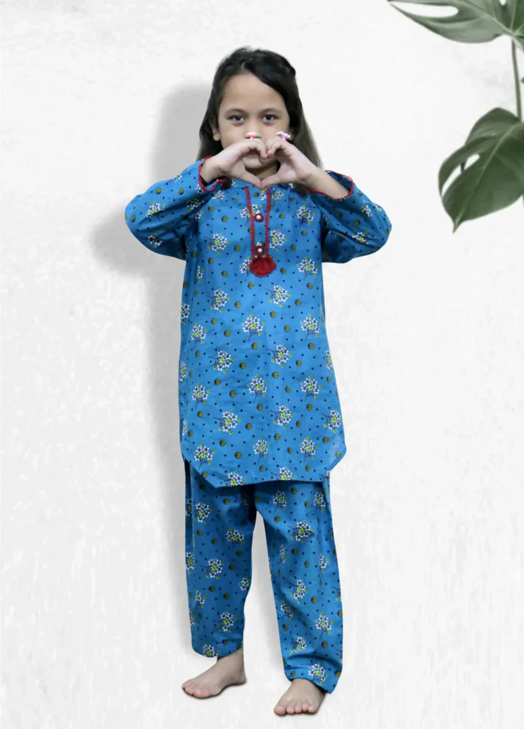Stitching Cotton Girls Pret Printed 2 Piece Cambric Suit SC25SP-D-22 - Summer Collection