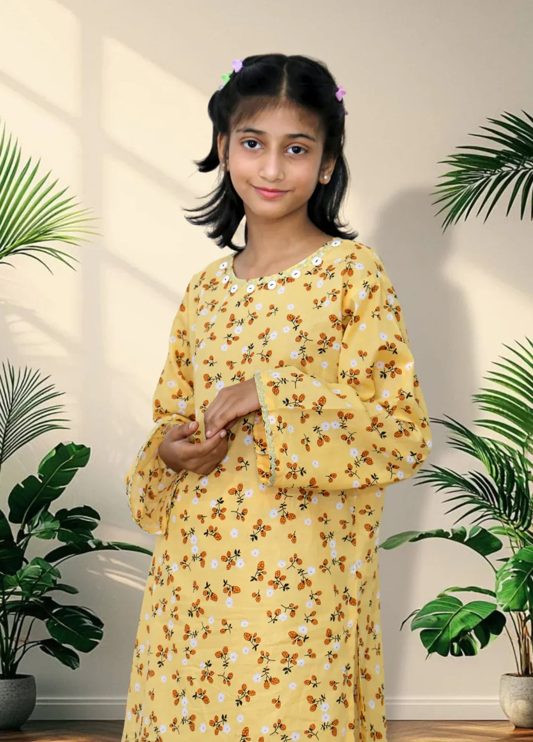 Stitching Cotton Girls Pret Printed 2 Piece Cambric Suit SC25SP-D-29 - Summer Collection