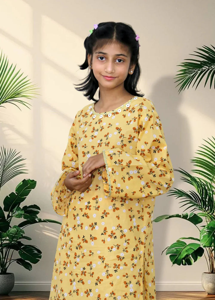 Stitching Cotton Girls Pret Printed 2 Piece Cambric Suit SC25SP-D-29 - Summer Collection