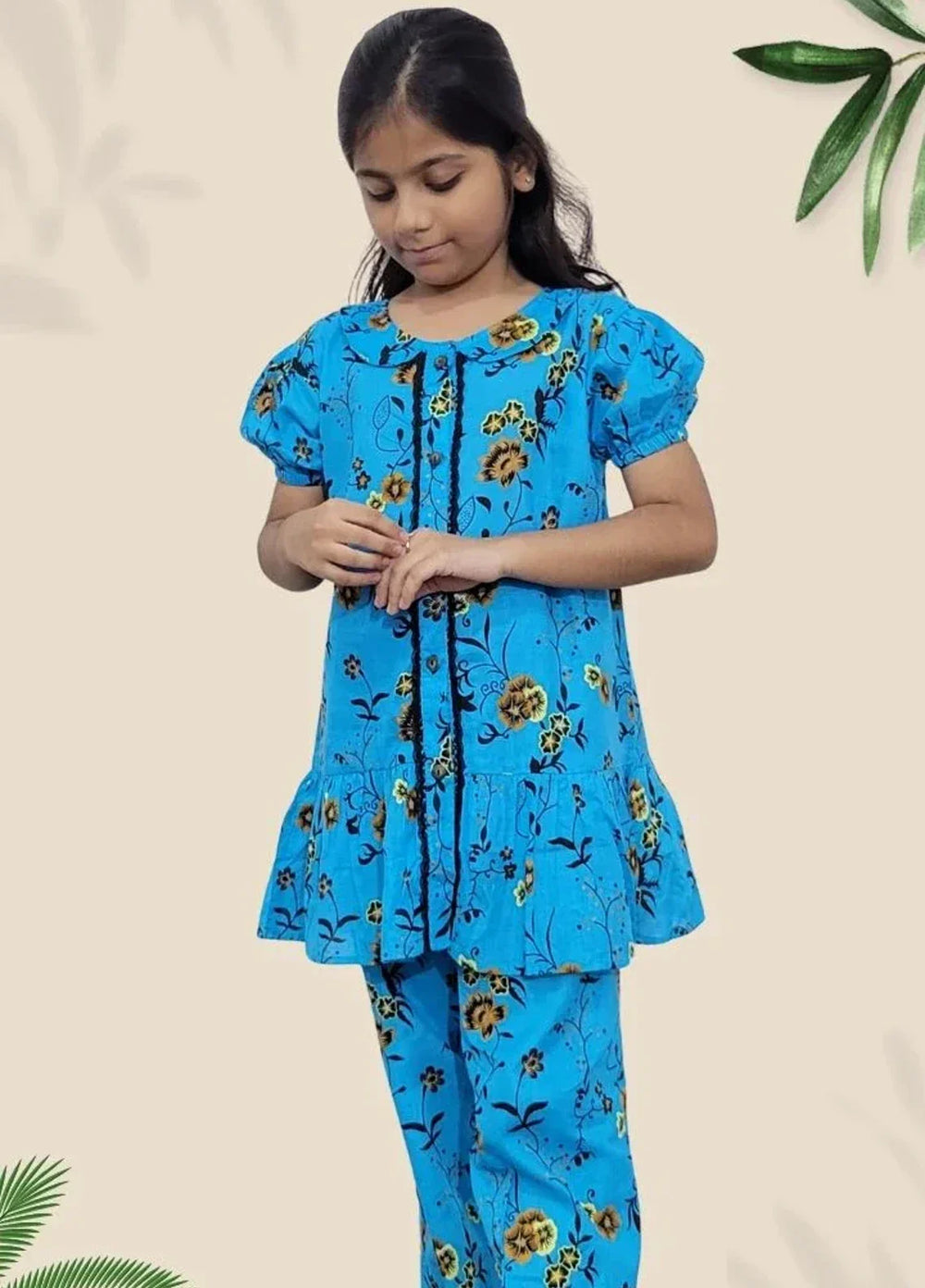Stitching Cotton Girls Pret Printed 2 Piece Cambric Suit SC25SP-D-36 - Summer Collection