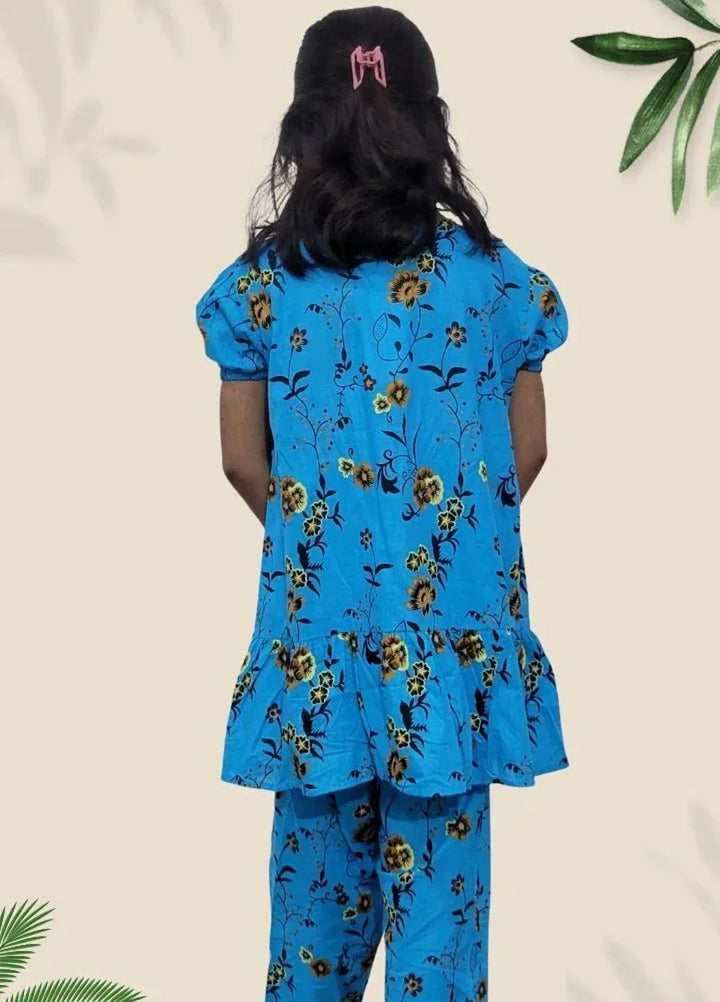 Stitching Cotton Girls Pret Printed 2 Piece Cambric Suit SC25SP-D-36 - Summer Collection