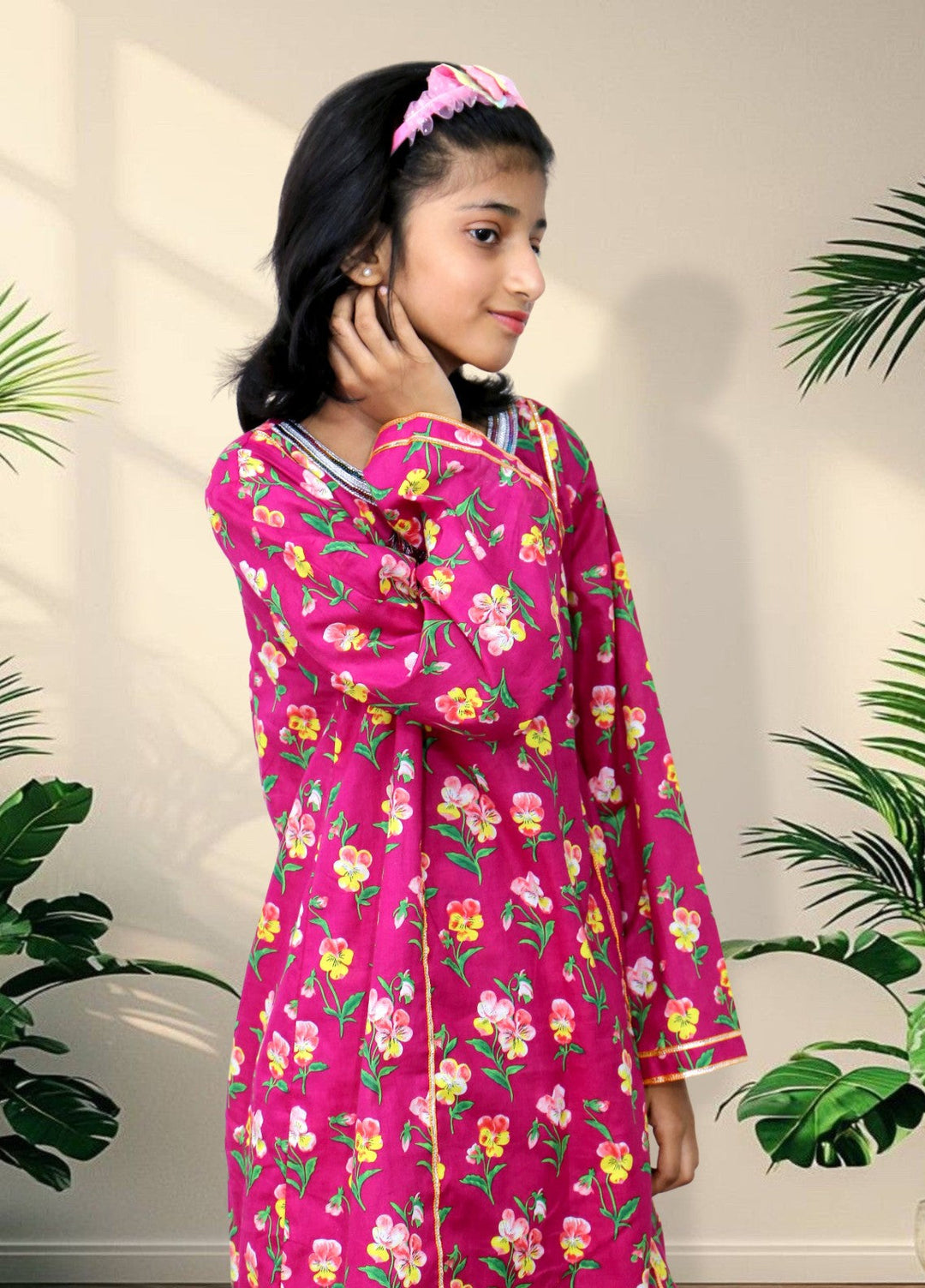 Stitching Cotton Girls Pret Printed 2 Piece Cambric Suit SC25SP-D-53 - Summer Collection