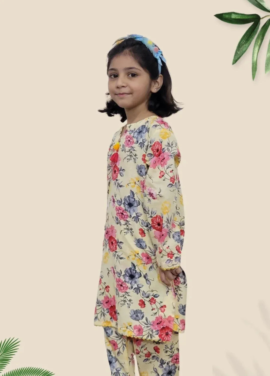 Stitching Cotton Girls Pret Printed 2 Piece Cambric Suit SC25SP-D-23 - Summer Collection