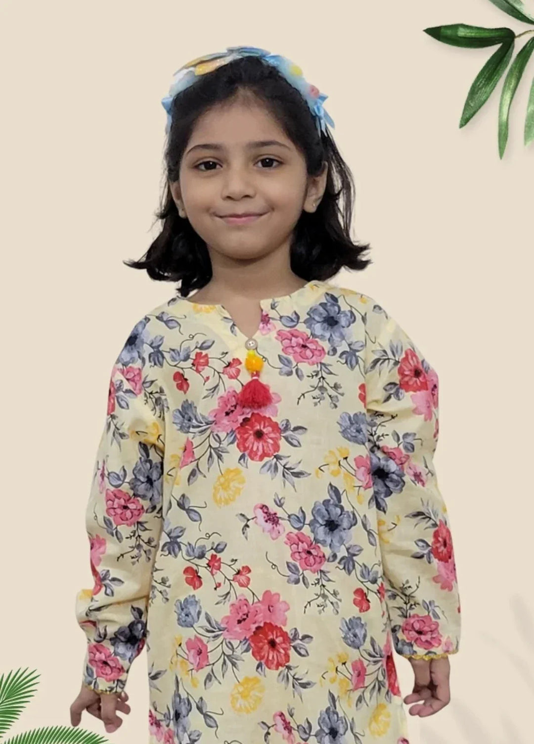 Stitching Cotton Girls Pret Printed 2 Piece Cambric Suit SC25SP-D-23 - Summer Collection