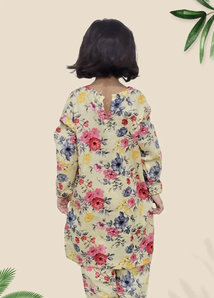 Stitching Cotton Girls Pret Printed 2 Piece Cambric Suit SC25SP-D-23 - Summer Collection