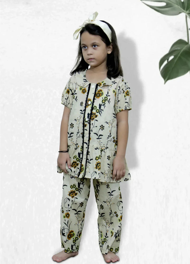 Stitching Cotton Girls Pret Printed 2 Piece Cambric Suit SC25SP-D-35 - Summer Collection