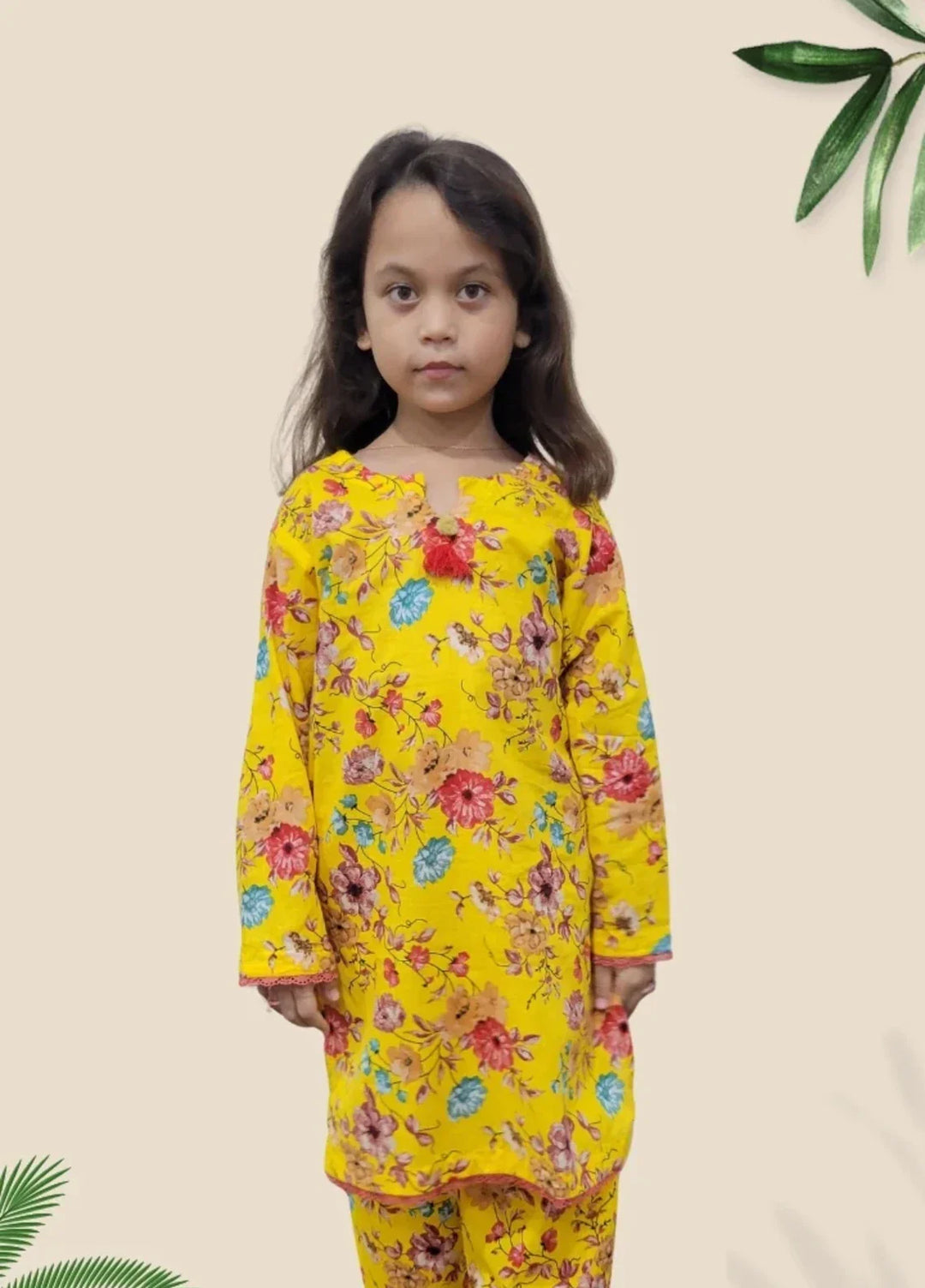 Stitching Cotton Girls Pret Printed 2 Piece Cambric Suit SC25SP-D-17 - Summer Collection