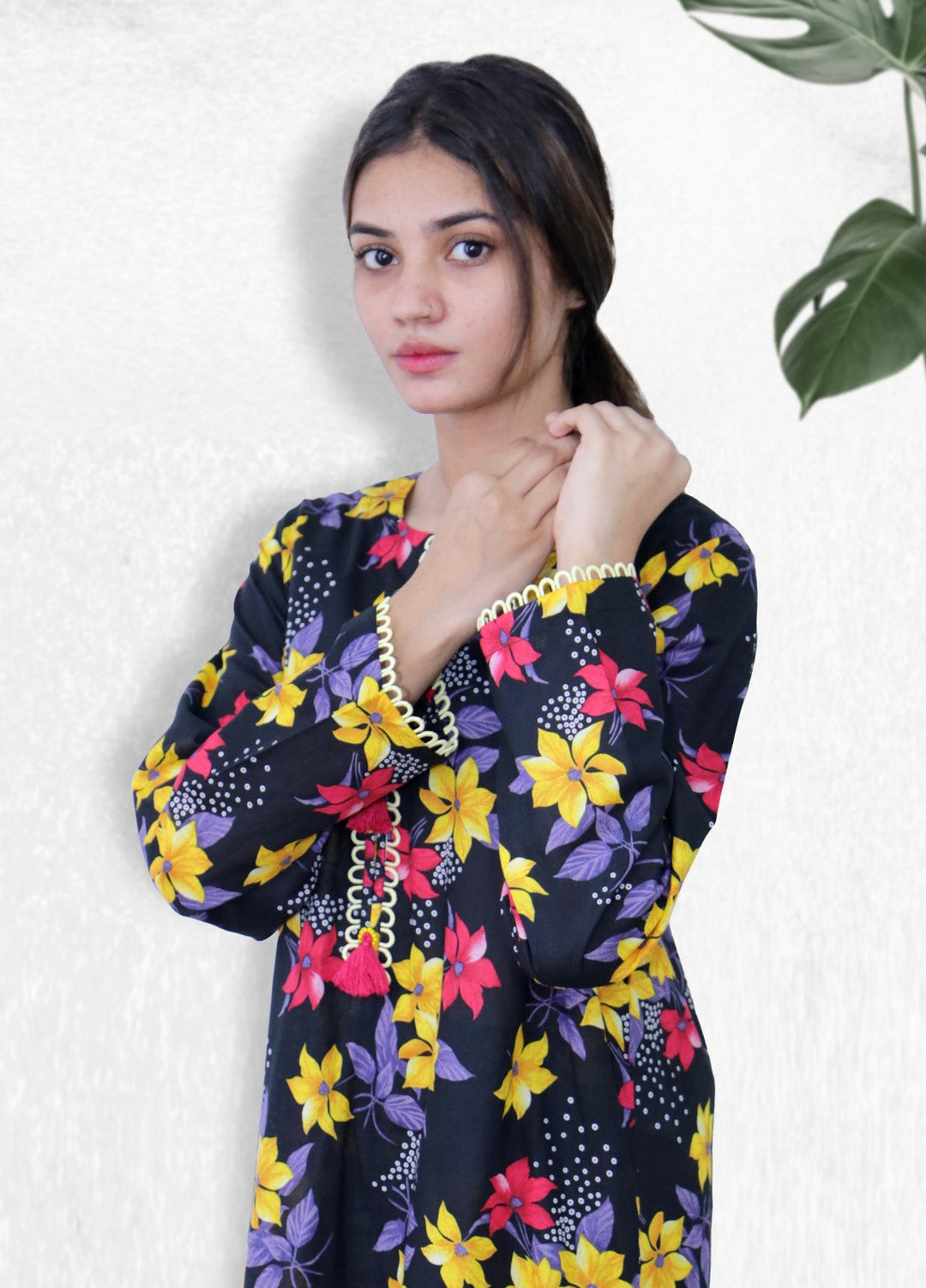 Stitching Cotton Women Pret 2 Piece Printed Suit D-02 - Winter Collection